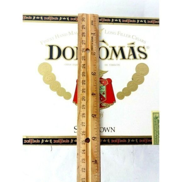 Don Tomas Wooden Cigar Box Empty Room Decor Handmade Display Storage - Picture 7 of 8